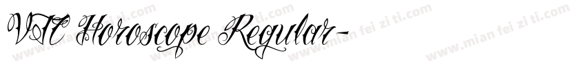 VTC Horoscope Regular字体转换